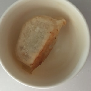 水餃子で揚げ餃子